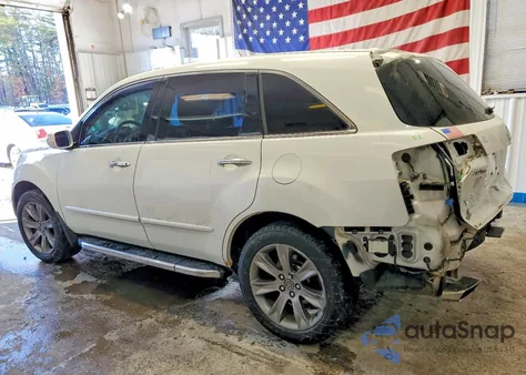 2012 Acura Mdx Advance z USA, uszkodzony, nr VIN 2HNYD2H6XCH507154